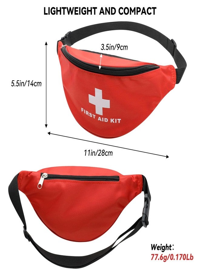 Faylapa Empty First Aid Bag Fanny Pack, Travel Pouch Bag 11.02x5.51x3.54 inch Waist Bag for Travel, Home, Office, Vehicle, Camping, Outdoor (Bag Only) - Image 5