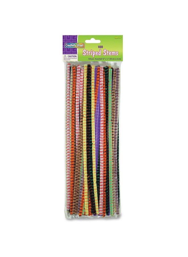 شينيل كرافت منظفات أنابيب نيون جامبو تشينيل متنوعة 100 قطعة في كل عبوة