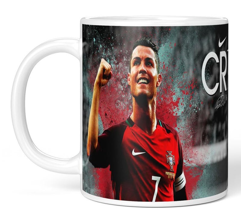 PrintingZone Compatible Print with Ronaldo Mug CR7 Printed Cup Microwave Safe Ceramic Coffee Mug 350ml Pack of 1NDM179 - Image 5