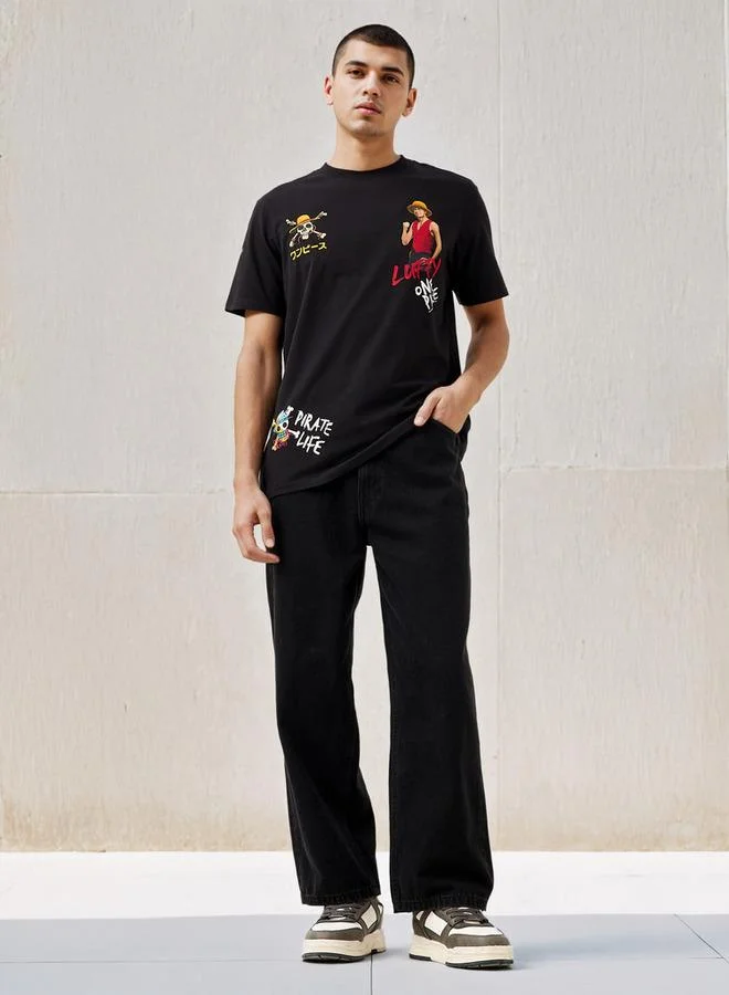 SP Characters One Piece Print T-shirt