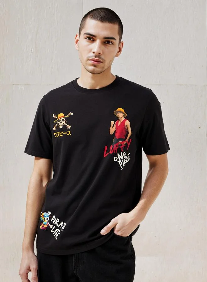 SP Characters One Piece Print T-shirt