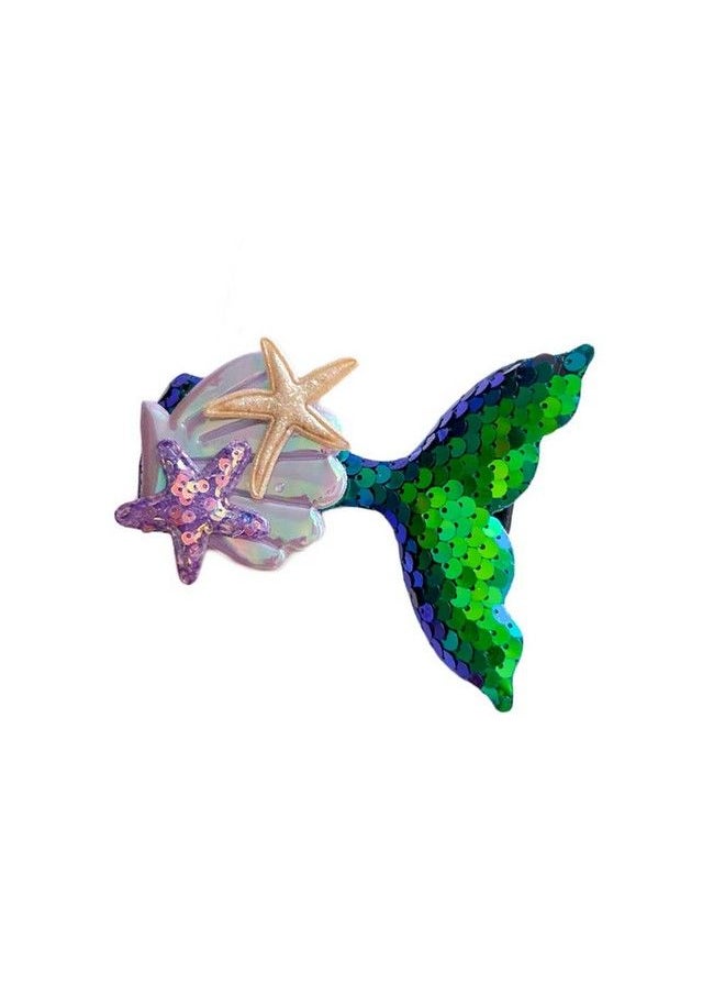 JustMyDress Baby Headband Fish Scales Bowknot Mermaid Turban With Tie Knotted Hair Bow Band Jb33 (Setp2)  - Image 4