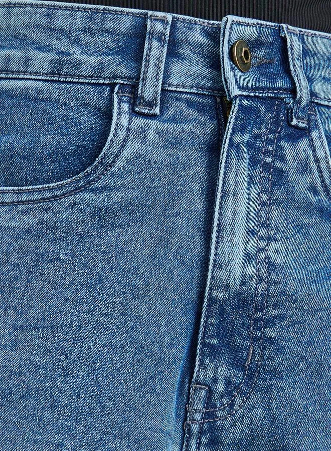 Styli  Women Blue High Rise Relaxed Fit Jeans for Women | Best Price UAE