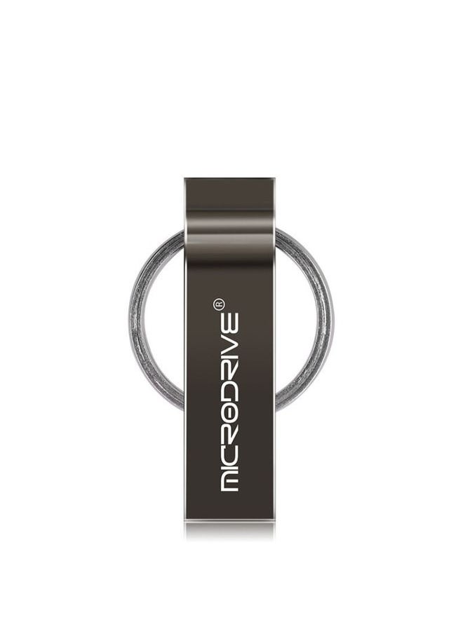 BURAQ - MicroDrive 32GB USB 2.0 Metal Keychain U Disk (Black) - Image 1