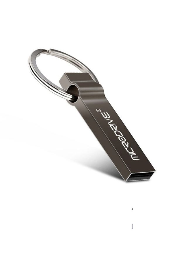 BURAQ - MicroDrive 32GB USB 2.0 Metal Keychain U Disk (Black) - Image 1