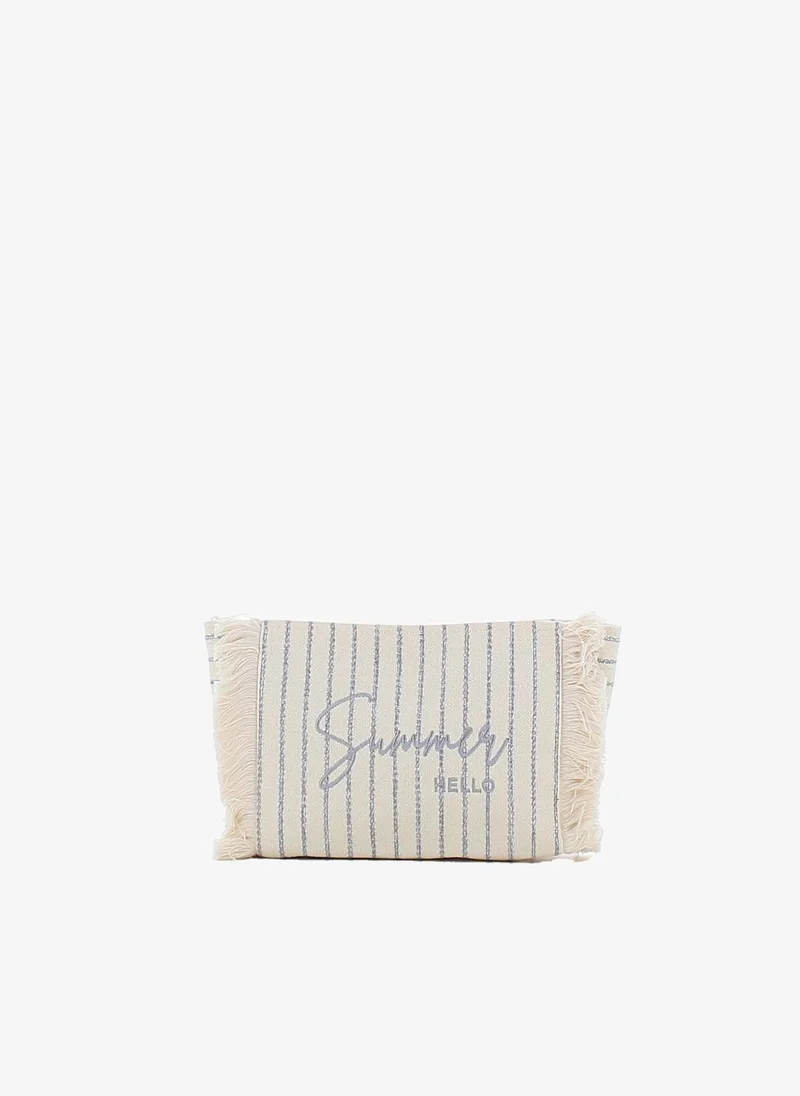مارينا جالانتي Marina Galanti Laconi Fabric Beauty Case - Gray