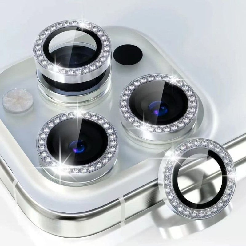 Camera Lens Glass Protector 4 Pack Black Pink Silver Gold - Image 4