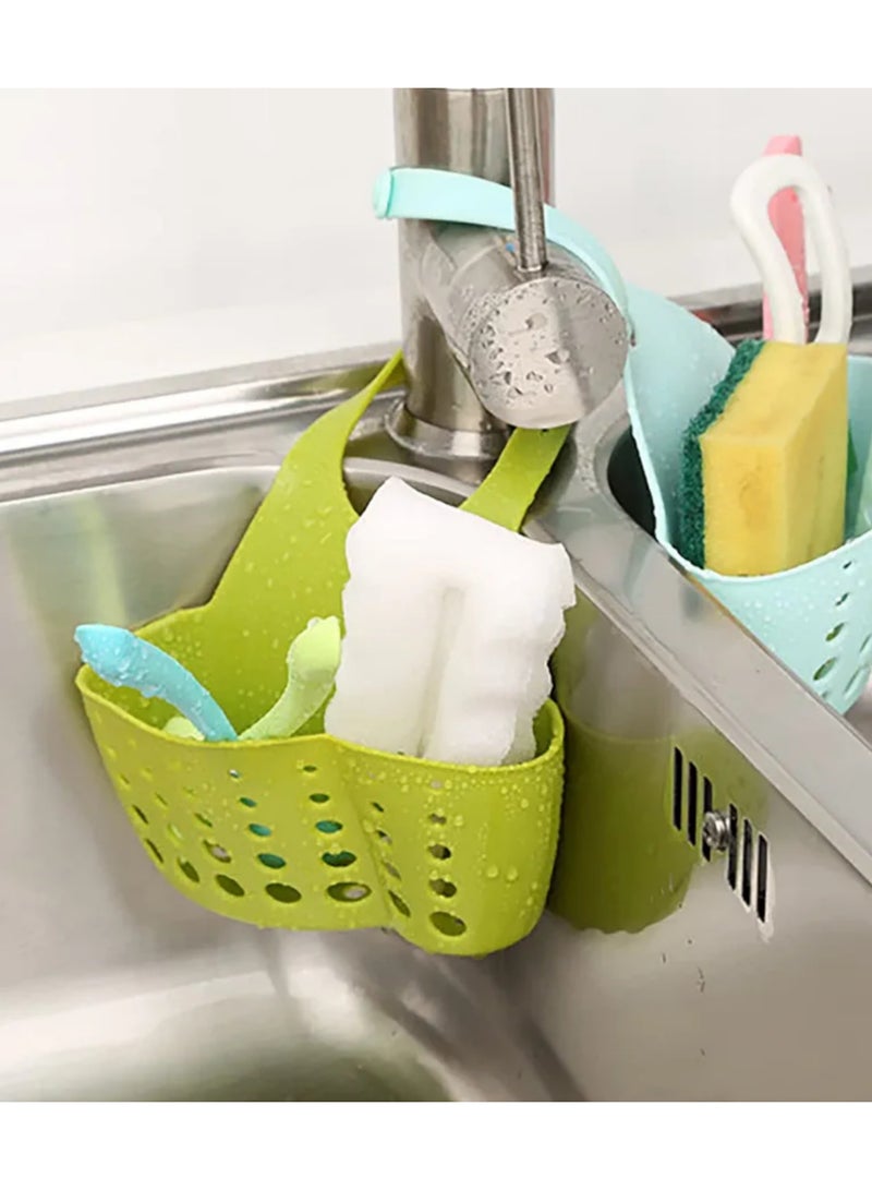 Plastic basket for sink sponge and for filtering water. Multi-colored  - Image 5