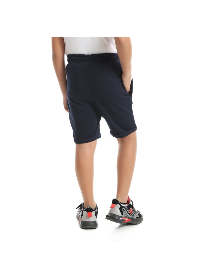Andora A Stylish Trend With Sided Pockets Navy Short_Navy - Image 5