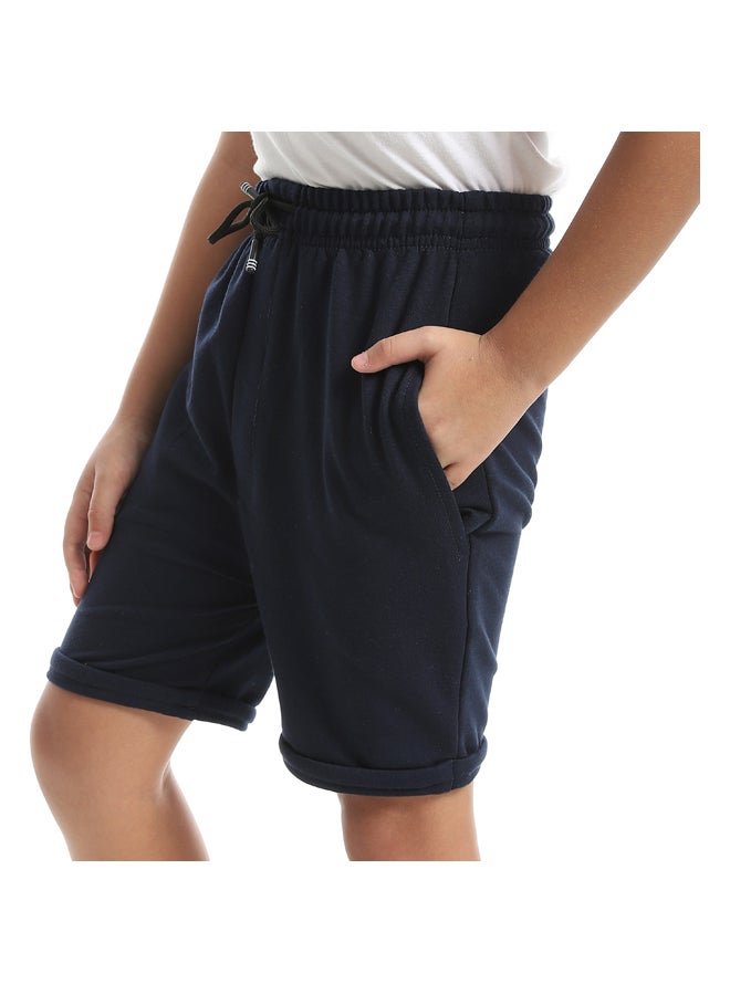 Andora A Stylish Trend With Sided Pockets Navy Short_Navy - Image 4