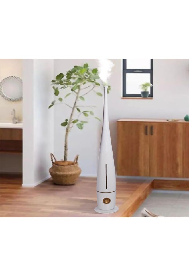 PADOM مرطبات بادوم لغرف النوم، مرطبات ضباب بارد بالموجات فوق الصوتية بسعة 5 لتر للمنزل وحضانة الأطفال والنباتات، مرطب هواء هادئ يدوم حتى 30 ساعة، إيقاف تشغيل تلقائي، بدون فلتر - Image 1