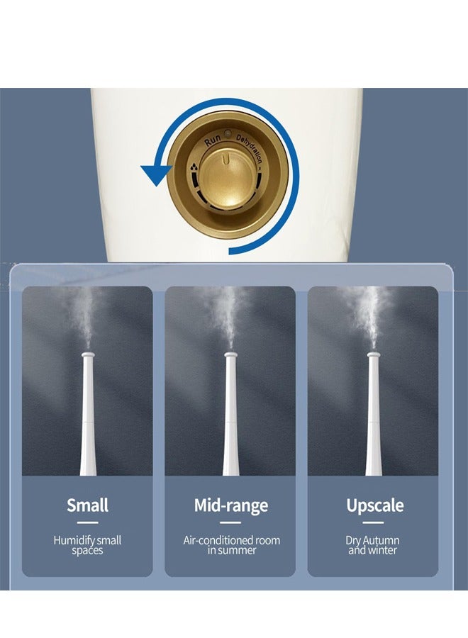 PADOM مرطبات بادوم لغرف النوم، مرطبات ضباب بارد بالموجات فوق الصوتية بسعة 5 لتر للمنزل وحضانة الأطفال والنباتات، مرطب هواء هادئ يدوم حتى 30 ساعة، إيقاف تشغيل تلقائي، بدون فلتر - Image 5
