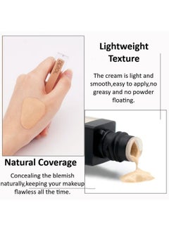 JEMPET Liquid Concealer Makeup - Natural Coverage & Highly Pigmented Lightweight Concealers 6.5Ml (04)  - Image 3