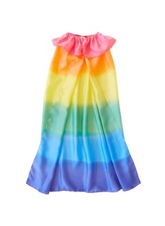 Sarah's Silks Rainbow Cape For Kids Ages 38 | Montessori And Waldorf Toy Dress Up For Pretend Play | Birthday Gift For Boys And Girls  - Image 1
