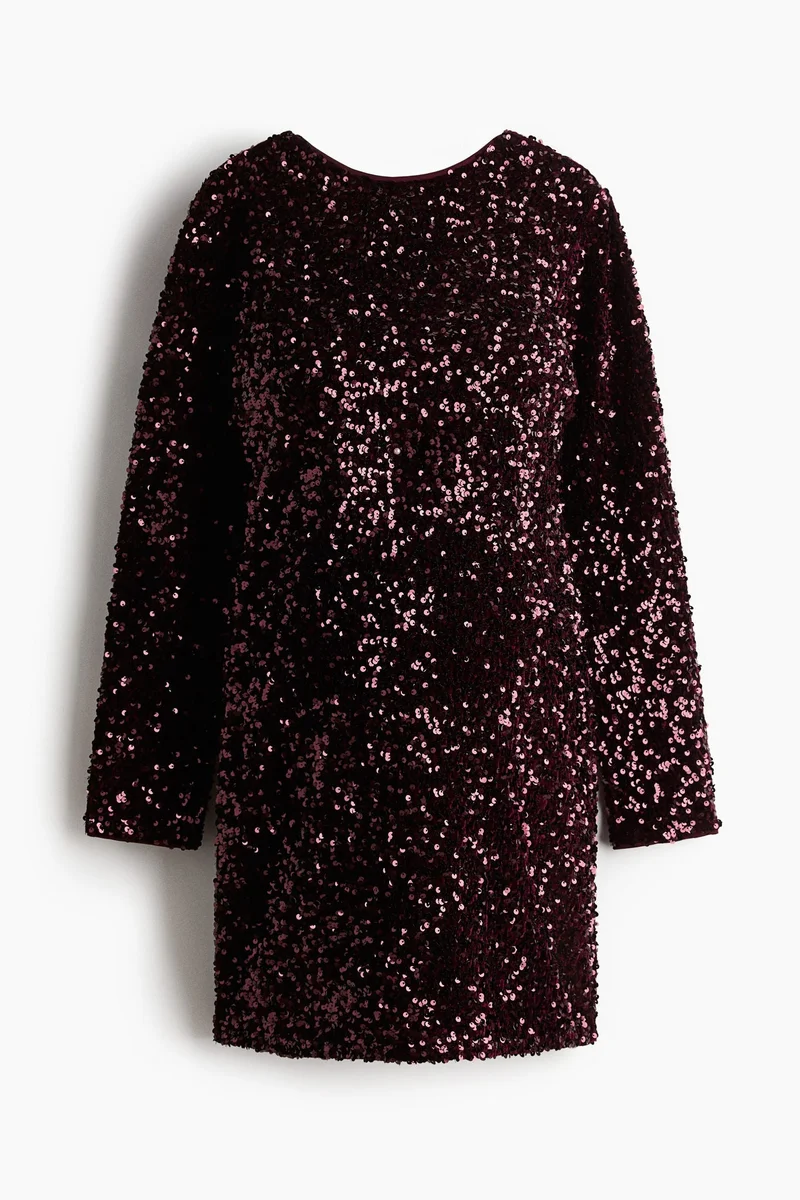 H&M  MAMA Sequined dress for Women | Best Price UAE