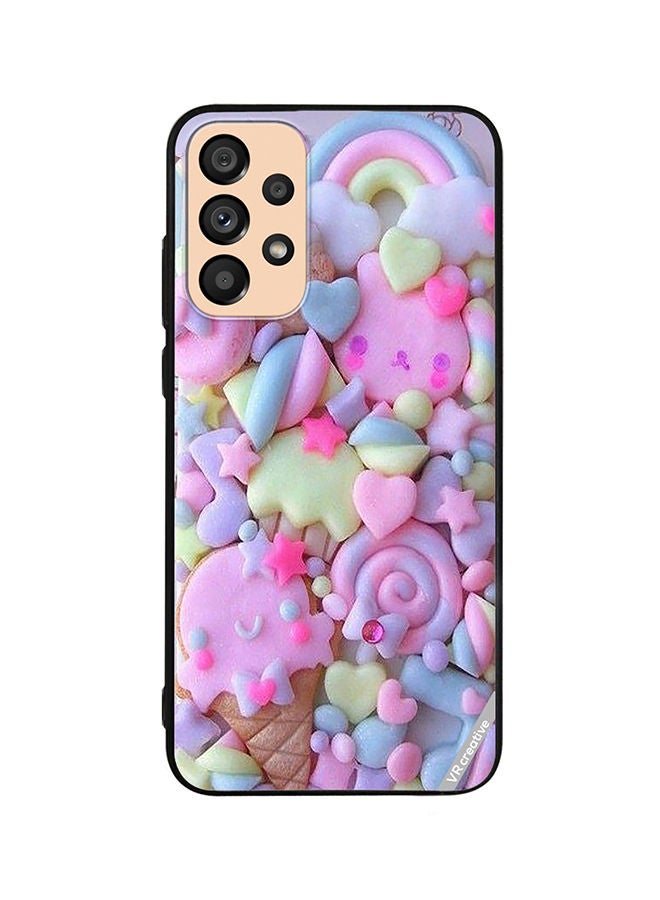 VR CREATIVE Protective Case Cover For Samsung Galaxy A53 5G Kawai Decoden Design Multicolour - Image 1