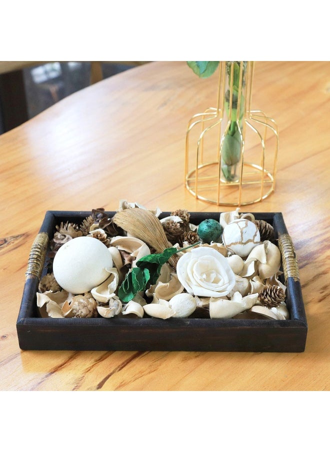 Qingbei Rina Jasmine Scented Potpourris Dried Flowers In Box Home Fragrance Decoration Xmas Aroma Gift Decorative Filler For Bowl And Vase White