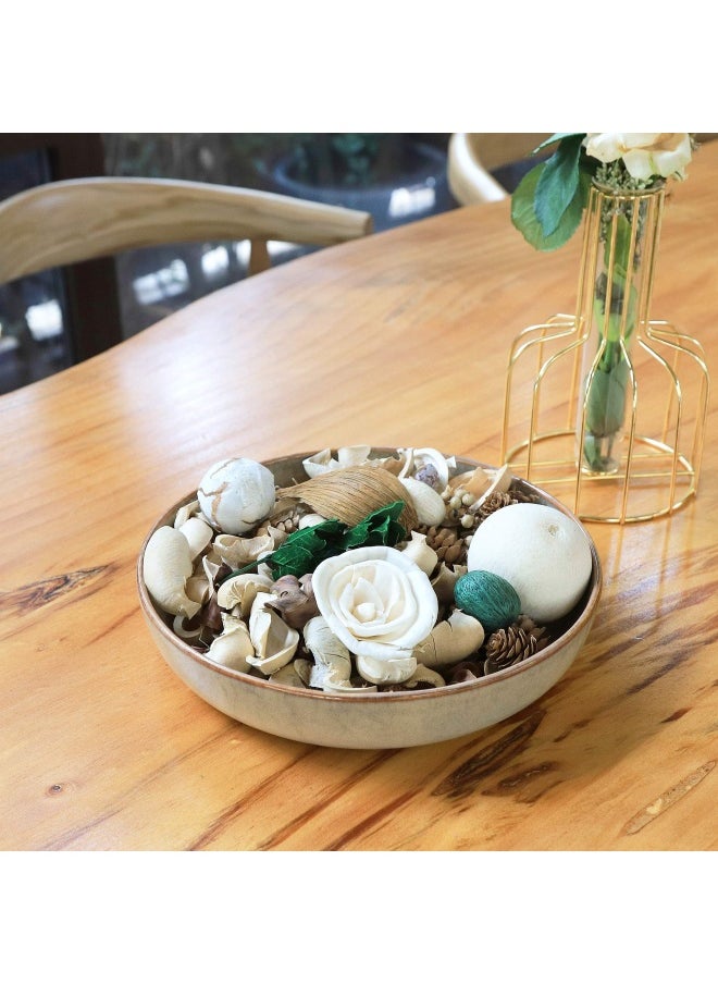 Qingbei Rina Jasmine Scented Potpourris Dried Flowers In Box Home Fragrance Decoration Xmas Aroma Gift Decorative Filler For Bowl And Vase White