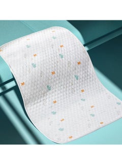 Be a better mom Baby Changing Pad Liners - Portable Waterproof Ultra Absorbent and Soft Diaper Mat - Changing Table Covers for Home & Travel - Washable Baby Changing Mat - Baby Gift (Clouds, 50x70cm)  - Image 1