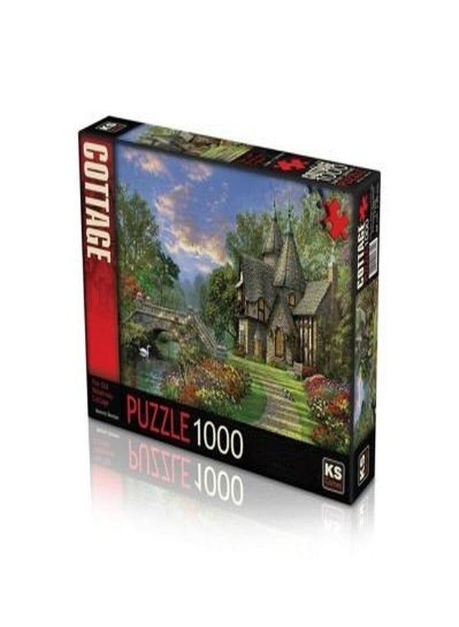 كيه إس جيمز ألعاب Ks - كوخ الممر المائي القديم 1000 قطعة - Image 1