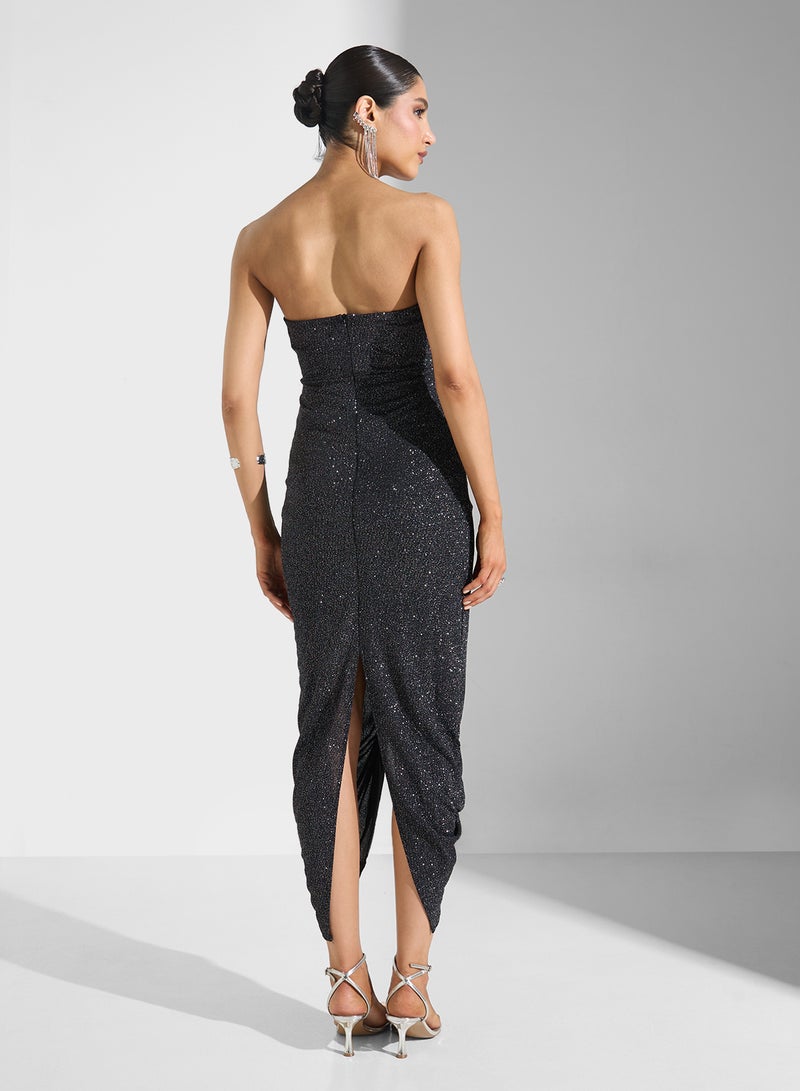 Ella Limited Edition Bandeau Shimmer  Dress  - Image 2