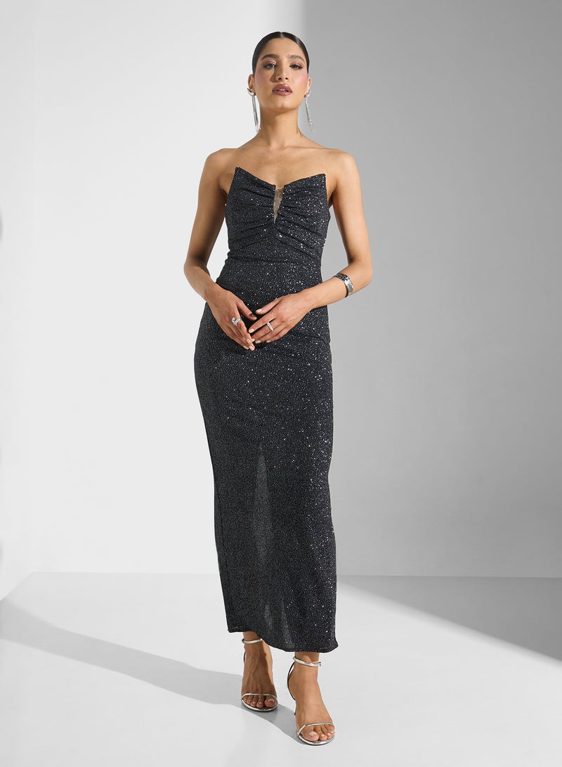Ella Limited Edition Bandeau Shimmer  Dress  - Image 1