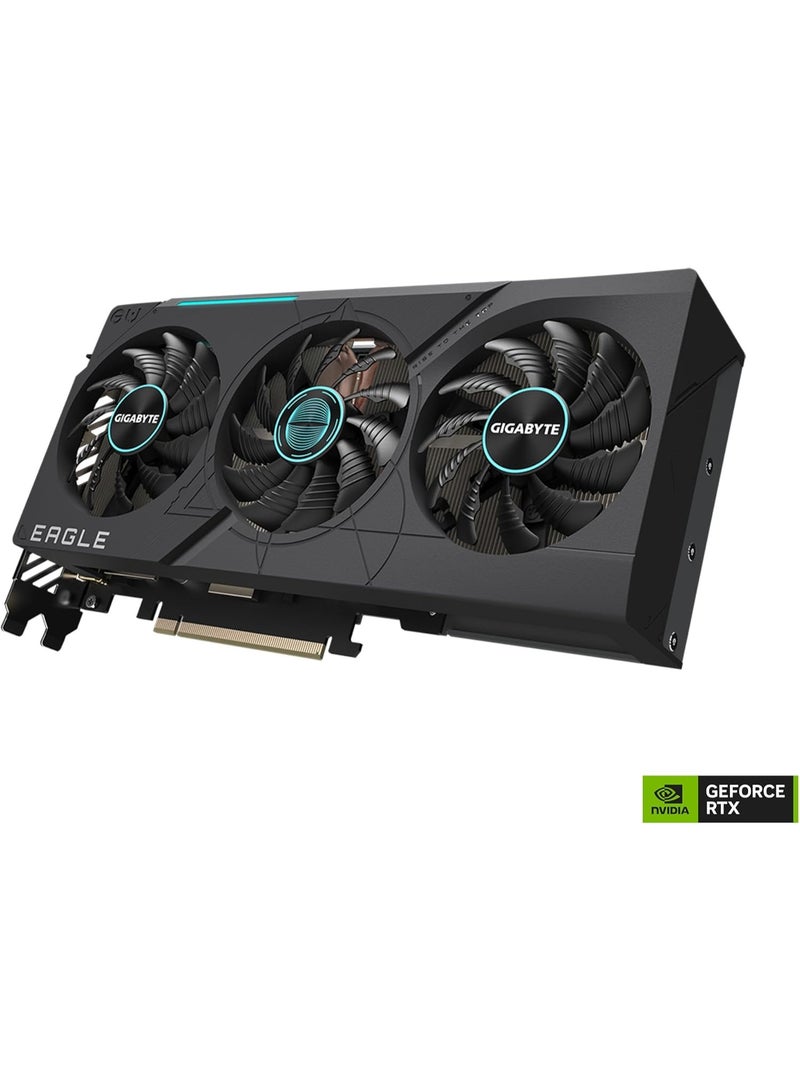 جيجابايت بطاقة الرسوميات GeForce RTX 4070 Ti Eagle OC 12G (الإصدار 2.0) ، 3 مراوح WINDFORCE ، 12GB 192-بت GDDR6X ، بطاقة الفيديو GV-N407TEAGLE OC-12GD REV2.0 - Image 3