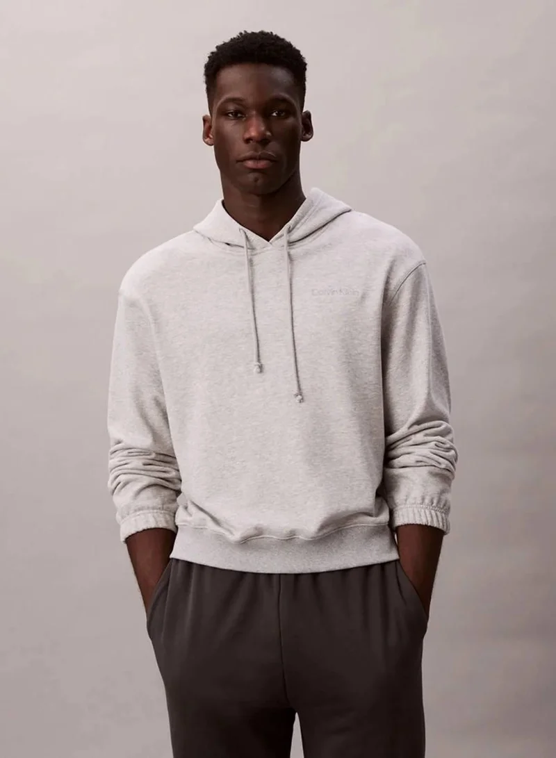 CALVIN KLEIN Cotton Terry Blend Lounge Hoodie