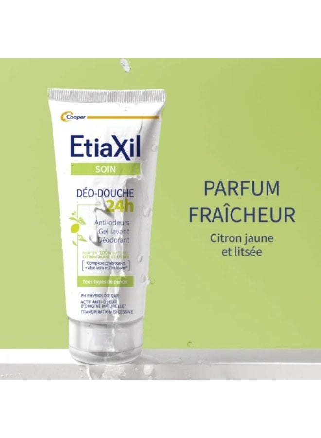 Etiaxil Déo-Douche 24H Deodorant Shower Gel Lemon and Litsea 200ml - Image 4