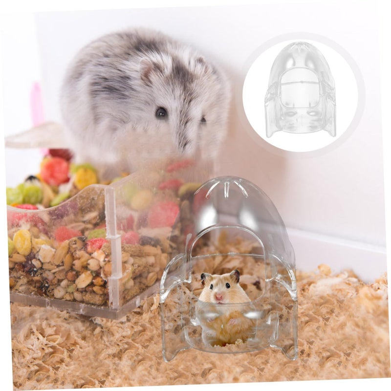 Hamster Bathtub Small Animal Toilet Gerbil Litter Box Pet Cage Accessory Easy Clean - Image 4