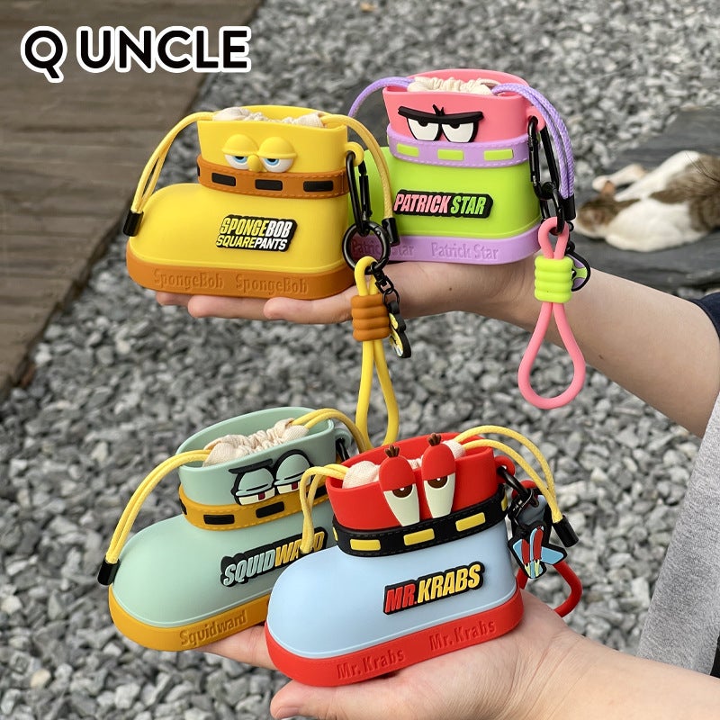 SpongeBob Mini Rain Boot Keychain Pendant - Image 1