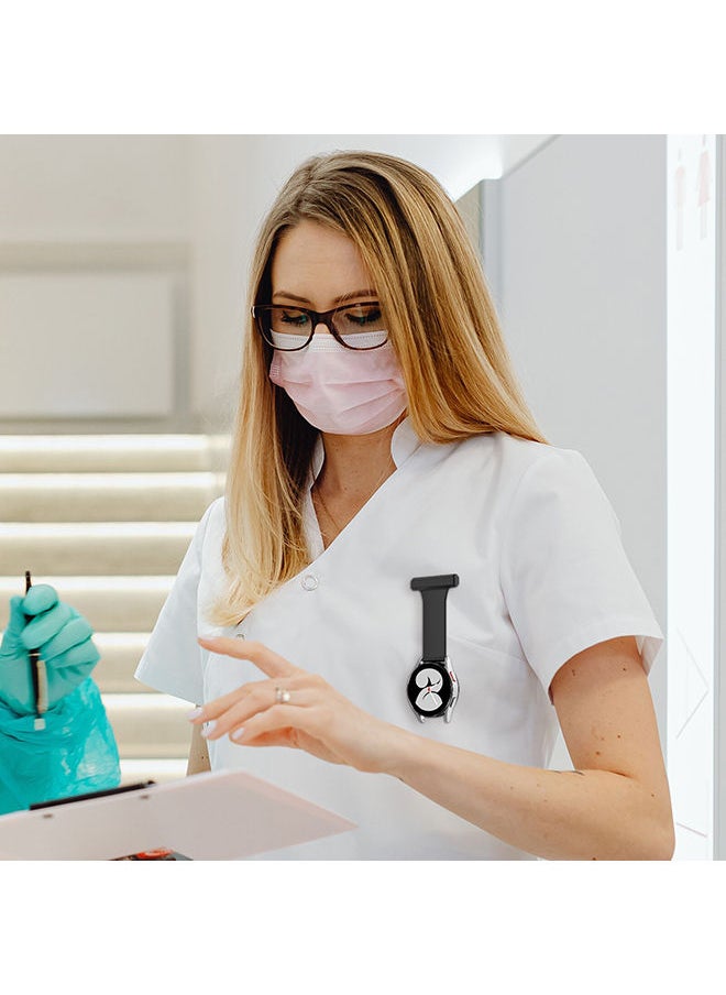 TWEGGON Replacement 20mm Silicone Fob Nurse Band StrapSamsung Galaxy Watch Active Series Liac  - Image 3