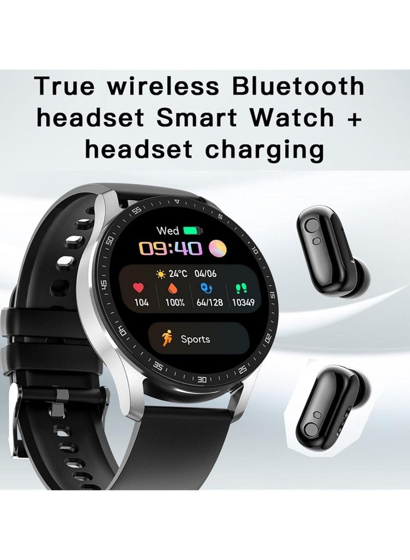 Smart Watch with Earphones, 2 in 1 with Wireless Earphones, Smart Watch with Wireless Earphones, 1.32 Inch HD Touch Screen, Ip67 Sports Watches, Sleep Mode. - Image 4