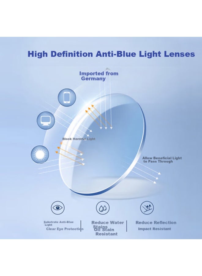 Gogosoon Foldable Anti-blue Light Reading Gl For Men And Women, High Definition Portable Fashion Gl With German Imported Lenses - Image 1
