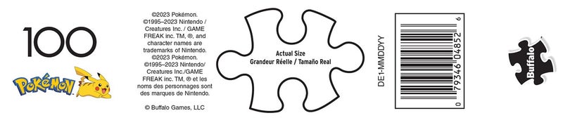 بافلو جايمز Buffalo Games - Pok؟ Mon - Pokemon Cuties - 100 قطعة بانورامزو للأسر اللغز تحديًا مثاليًا لليالي اللعبة - Image 3