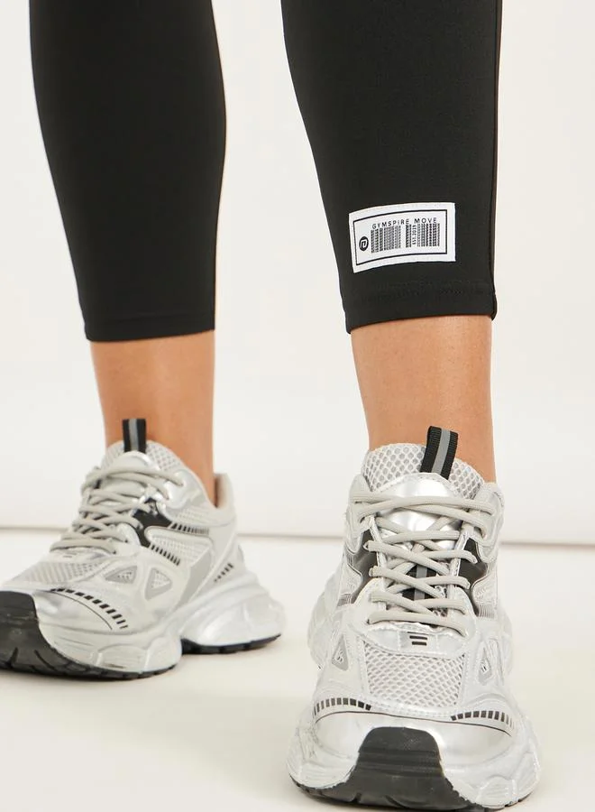Styli Gymspire Edition - Label Ruched Waist 7/8 Leggings