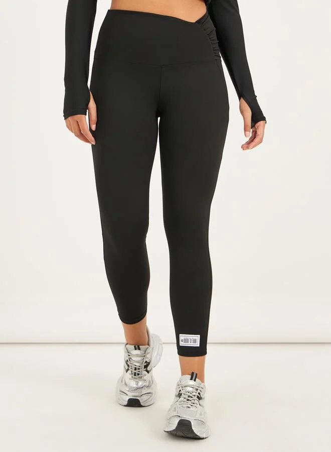 Styli Active Gymspire Edition - Label Ruched Waist 7/8 Leggings