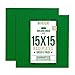 Barcaloo 15 Inch x 15 Inch Baseplate for Building Bricks Two Pack Green Classic Baseplates Compatible with All Major Brands - Image 2