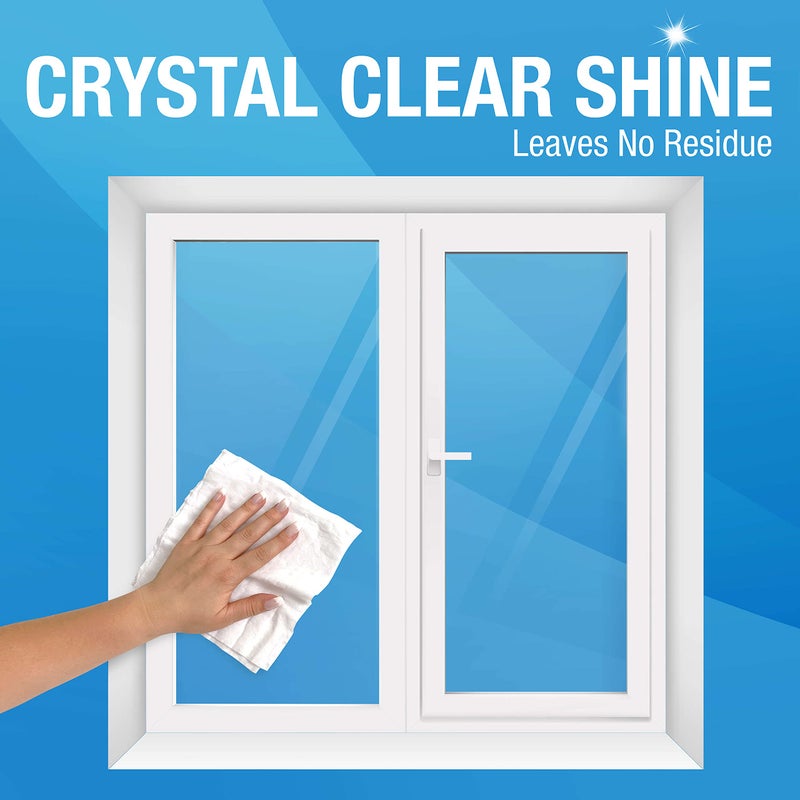 MiracleWipes for Glass, Disposable and Streak Free Cleaning Wipes for Mirrors, Windows, Kitchen, Home, and Auto- 60 Count - Image 2