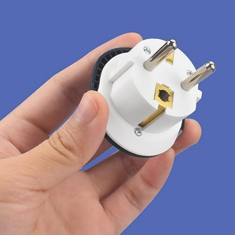 [4-Piece]Plug Converter, UAE, USA, EU, UK, AU, CN to KSA/EU/Germany Socket, Travel Adapter, Universal Socket Travel Adaptor for Business Trip Holiday Hotel Airport for Cell Phone, Laptop - Image 3