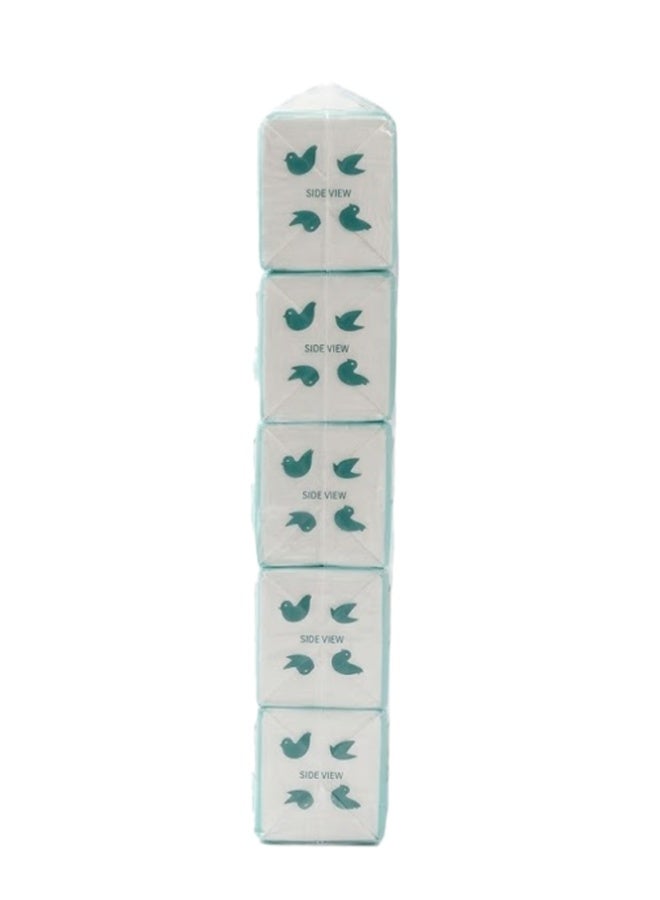 Crazy Boss 10 Pack Tissue Paper Napkins 400 Sheets 1 Ply Soft Facial Tissue Multipurpose Use - Image 2