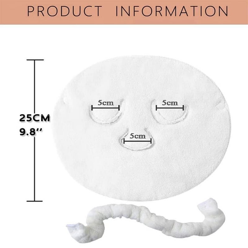 BLINE BLINE Reusable Spa Face Towels ColdHot Compress Mask for Girls Facial Steamer Heating EyeFacial Towel for Anti Aging Moisturizing and Hydrating Facial Beauty Skin Care Face Towel Pack of 1 - Image 3