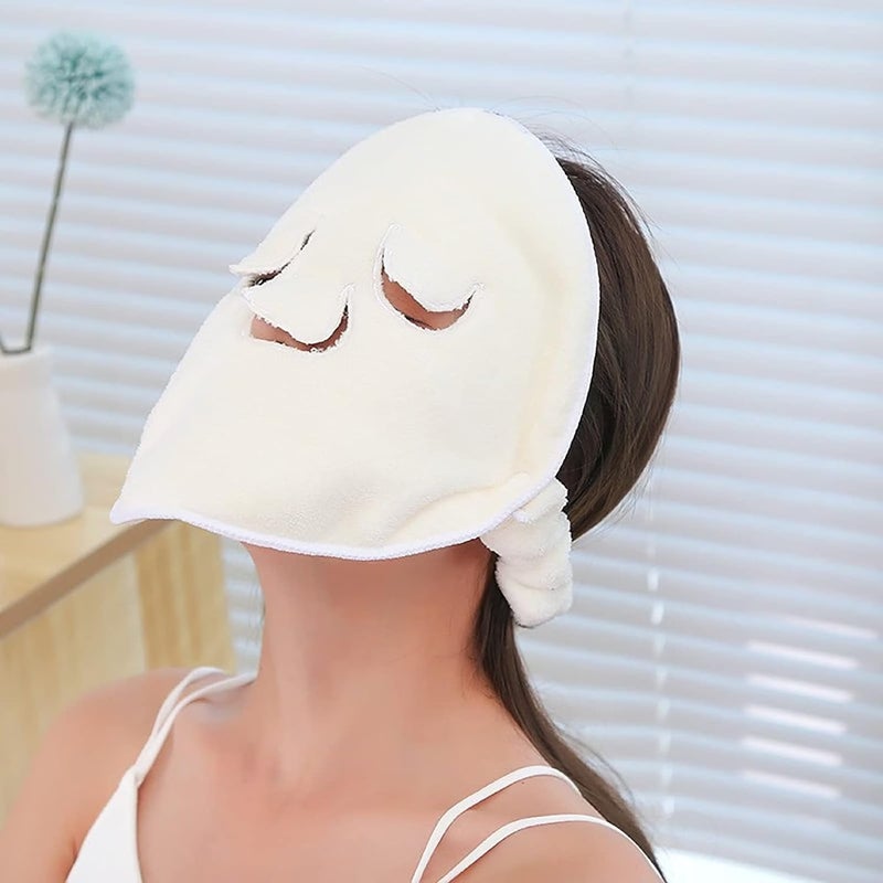 BLINE BLINE Reusable Spa Face Towels ColdHot Compress Mask for Girls Facial Steamer Heating EyeFacial Towel for Anti Aging Moisturizing and Hydrating Facial Beauty Skin Care Face Towel Pack of 1 - Image 1