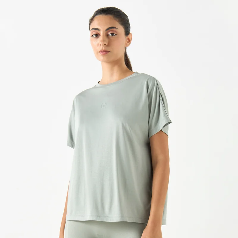 ADOT by Splash Typographic Print T-shirt with Short Sleeves