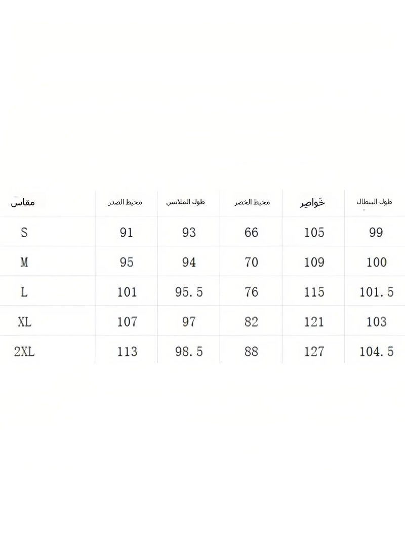 general 2025 Muslim ethnic style fashion casual belt printed suit top + pants - Image 4