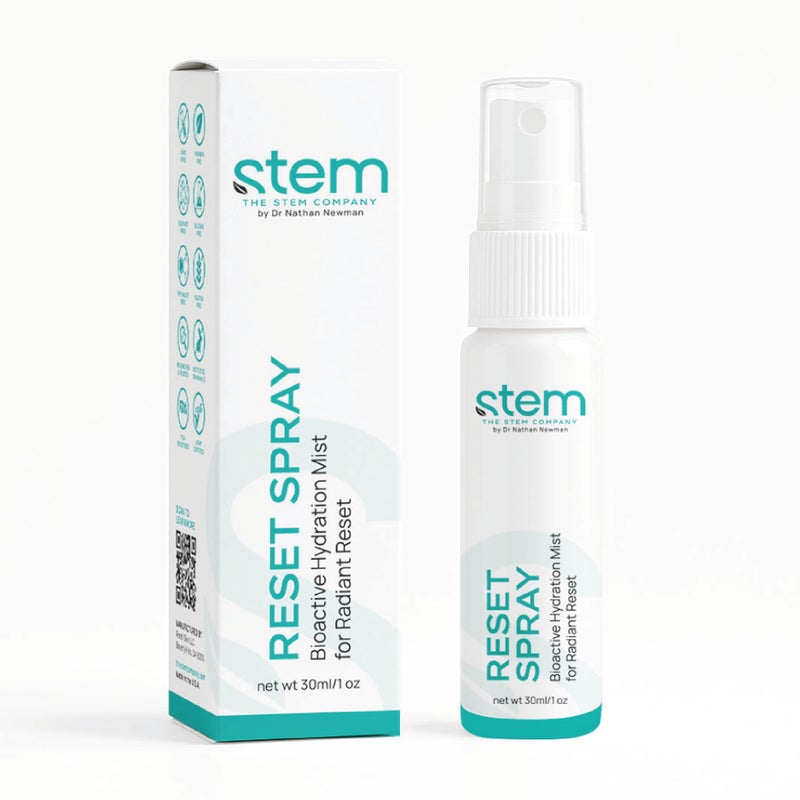 STEM Natural Intelligence ReSet Moisturizing Facial Spray, Setting Spray for Makeup, Makeup Setting Spray for Luxury Skin Care, Face Moisturizer for Women, Finishing Spray for Makeup, 1 oz - Image 1