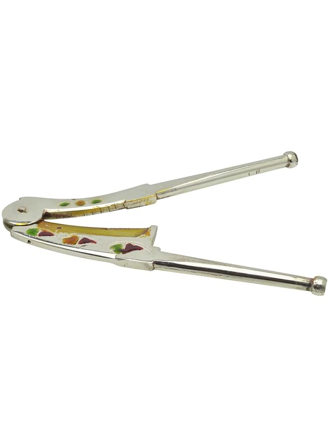 S-TOP BRASS NUT CUTTER , SMALL , SILVER, 23.5 cm, SC0006, SUPARI CUTTER , NUTS CUTTER , (Sarota, Sudi & Adkitta) - Image 1