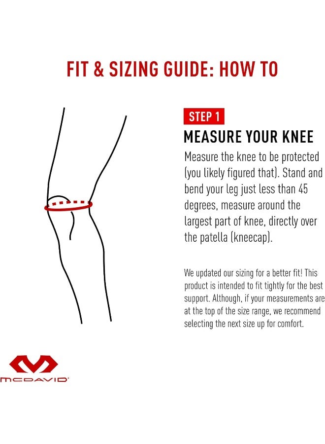 McDavid Hex Knee Pads Compression Sleeves - Image 5