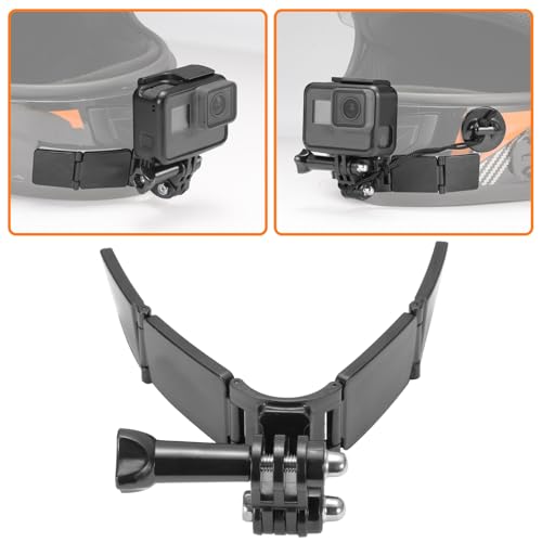Lupholue Motorcycle Helmet Chin Mount Kits with Adhesive Curved Pads Compatible with GoPro Hero 13, 12, 11, 10, 9, 8, 7, (2018), 6 5, Hero Black, Session, Xiaomi Yi, SJCAM, Campark (Version A) - Image 4