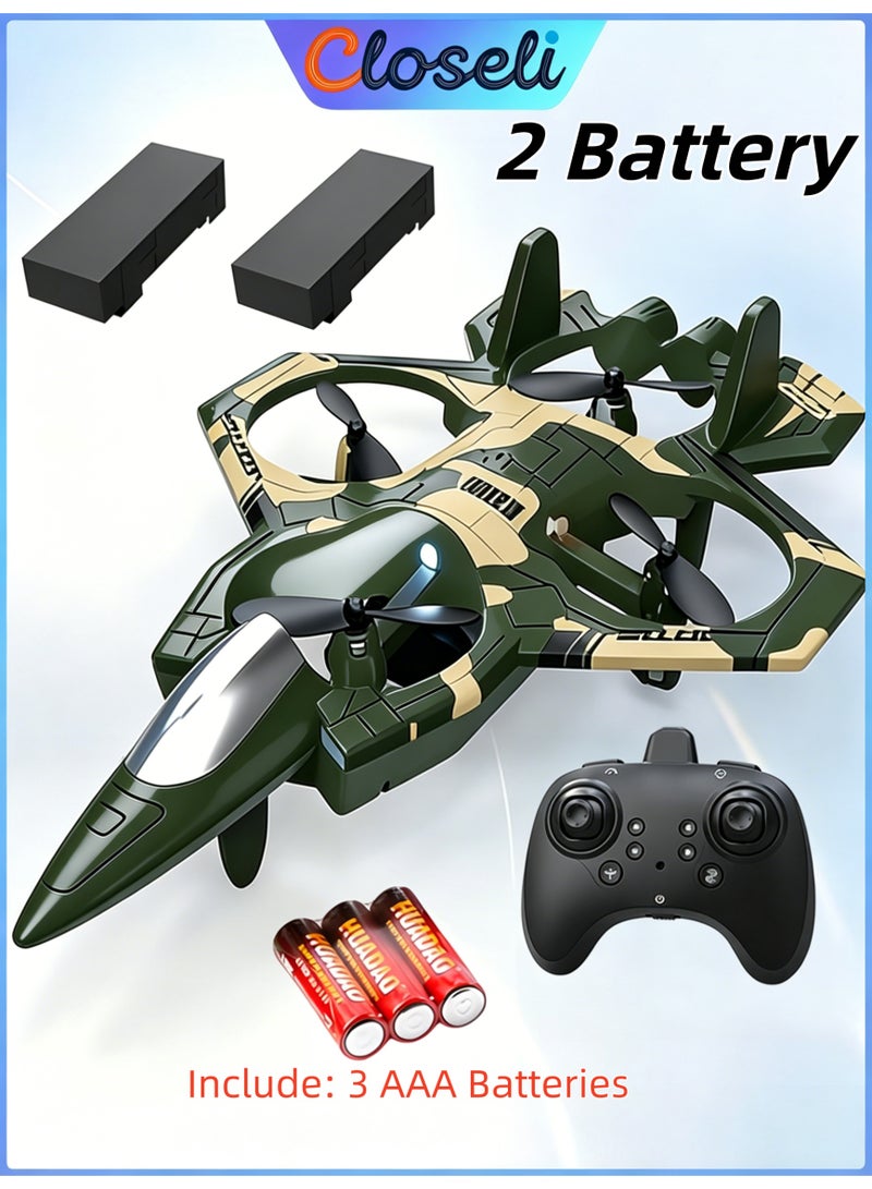 Closeli RC Drone Quadcopter for Kids and Beginners with FPV Camera, 2 Batteries, 360° Flips, Altitude Hold, One-Key Takeoff Landing, Cool LED Lights, Rechargeable, Long Flight Time, 3 Speed Modes, Circle Fly Mode, Remote Control Aircraft Toy Gift for Boys and Girls - Image 1